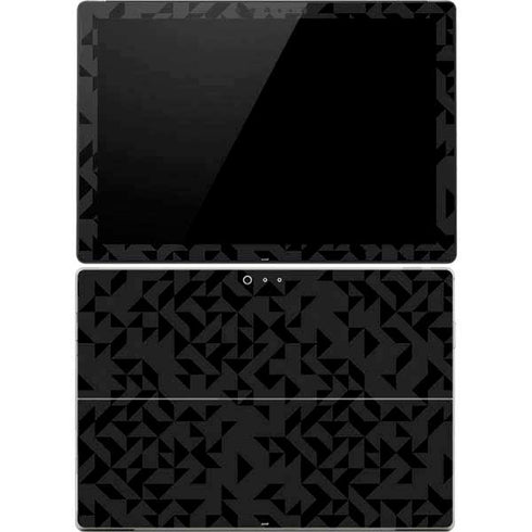 Black Geometric Surface Pro 4 Skin